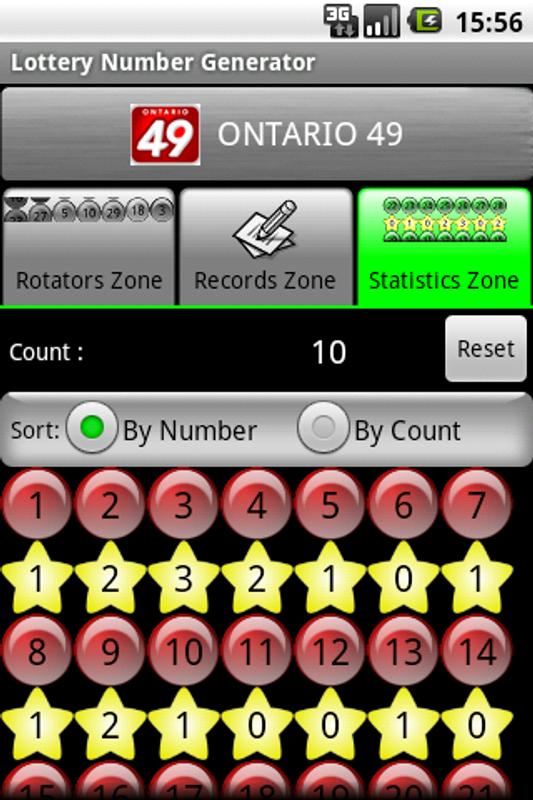 Lotto number generator using own numbers